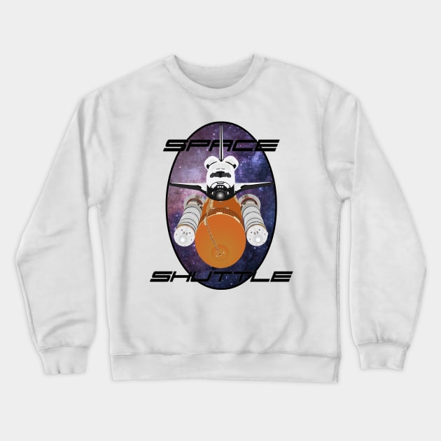the space shuttle Crewneck Sweatshirt by wet_chicken_lip